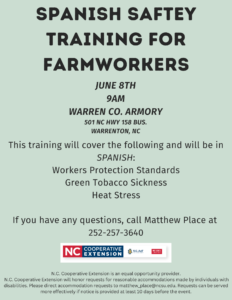 Cover photo for Safety Training for Farmworkers