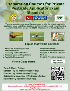 Cover photo for Spanish Language Preparation Courses for Private Pesticide Applicator Exam